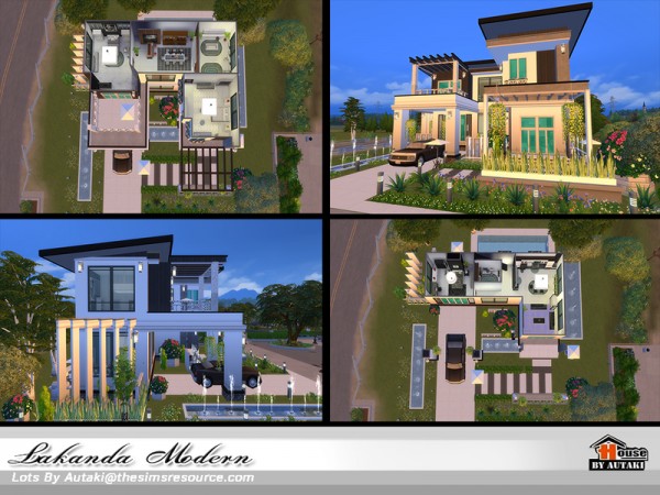  The Sims Resource: Lakanda Modern house by Autaki