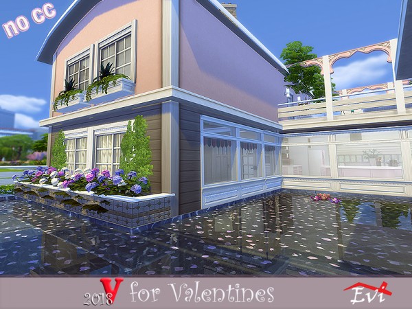  The Sims Resource: V for Valentines 2018 by evi