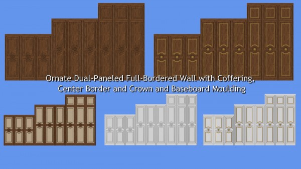  Mod The Sims: Wood Paneling Walls converted by TheJim07