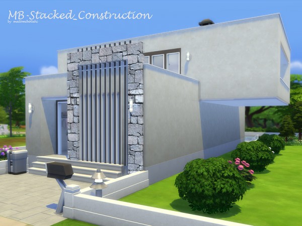  The Sims Resource: Stacked Construction house by matomibotaki