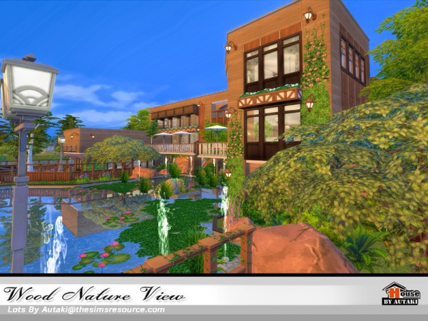  The Sims Resource: Wood Nature View NoCC by Autaki