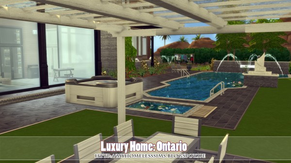  Homeless Sims: Luxury home Ontario