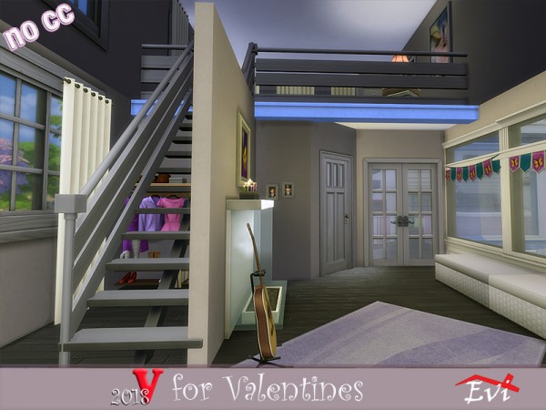 The Sims Resource: V for Valentines 2018 by evi • Sims 4 Downloads
