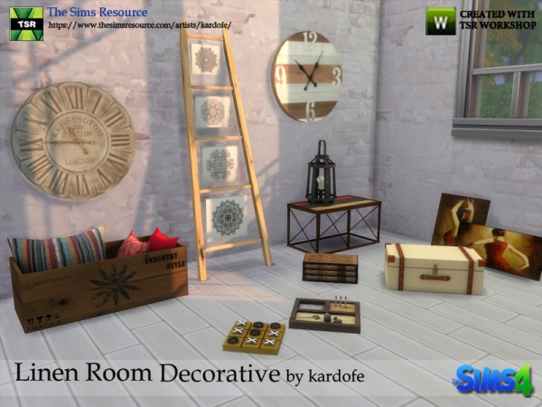  The Sims Resource: Linen Room Decorative by Kardofe