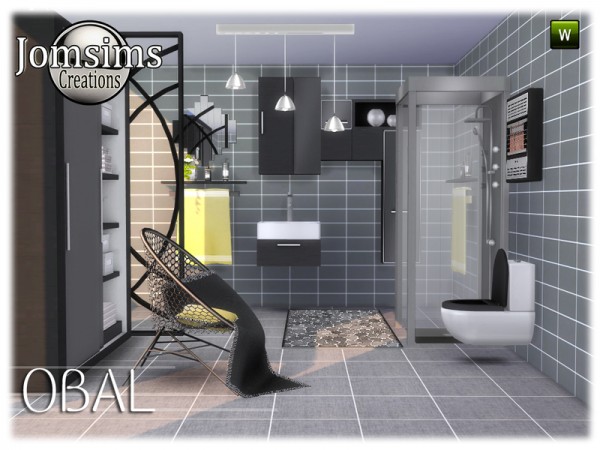  The Sims Resource: Obal bathroom by jomsims
