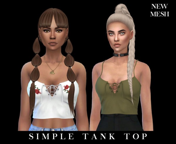  Leo 4 Sims: Basic tank top recolored