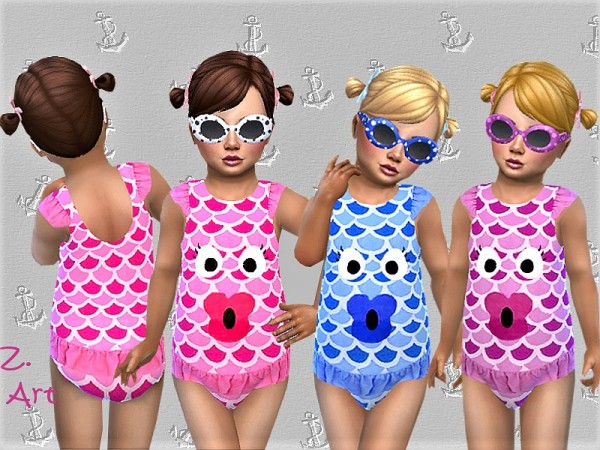  The Sims Resource: BabeZ. 39 swimsuit by Zuckerschnute20
