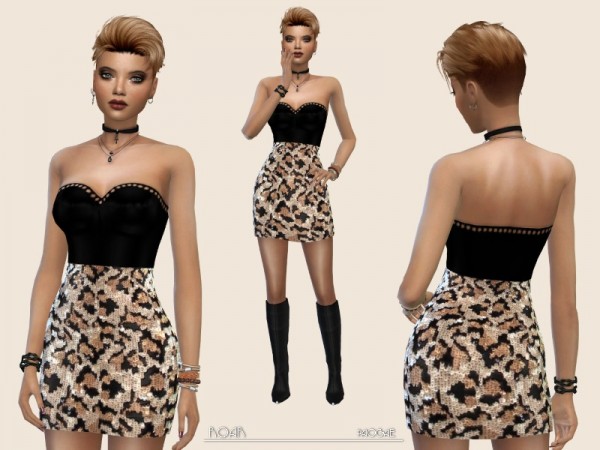  The Sims Resource: Roar dress by Paogae