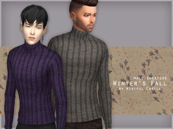  The Sims Resource: Winters Fall sweaters by WistfulCastle