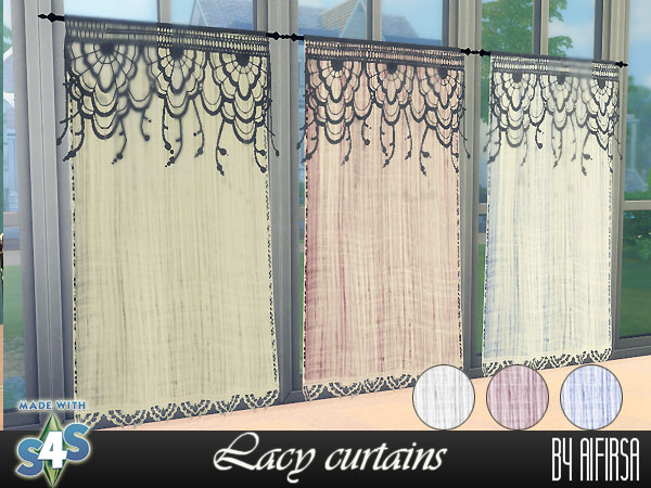  Aifirsa Sims: Lacy curtains