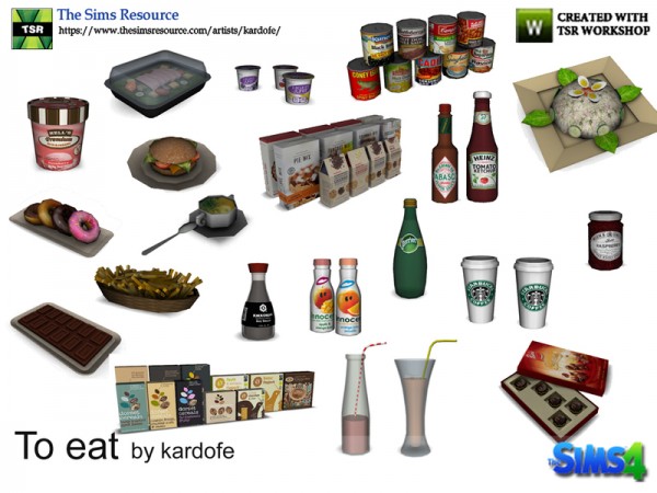  The Sims Resource: To eat 1 by Kardofe