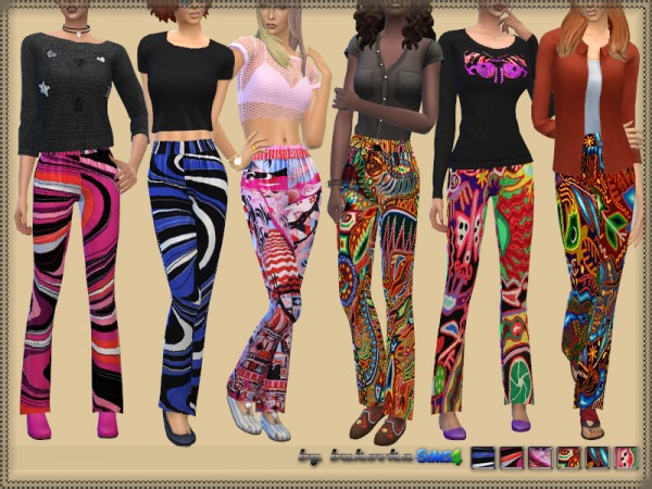  The Sims Resource: Color Pants by bukovka