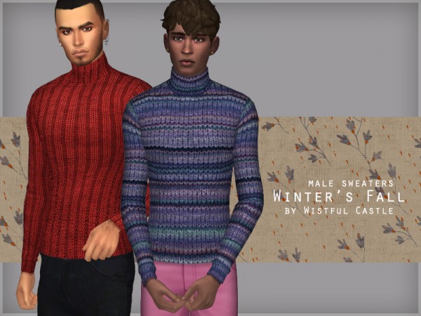  The Sims Resource: Winters Fall sweaters by WistfulCastle