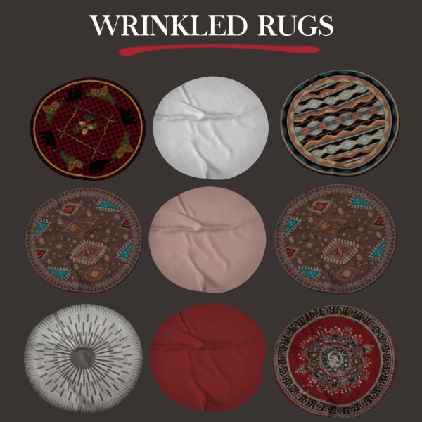  Leo 4 Sims: Wrinked rugs