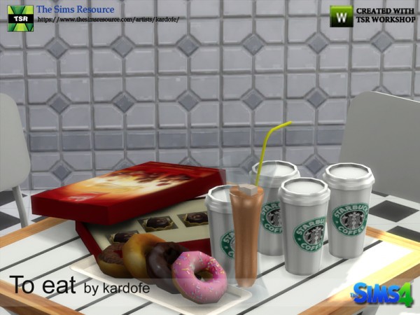  The Sims Resource: To eat 1 by Kardofe