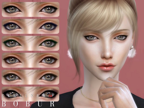  The Sims Resource: Eyeliner 14 by Bobur3