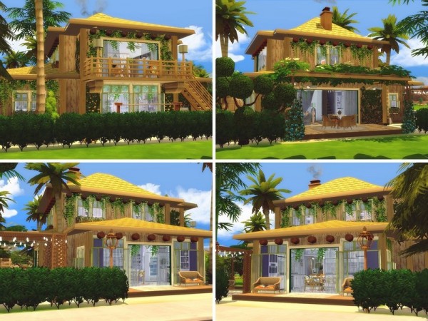  The Sims Resource: Sweet Tropical Life house by MychQQQ