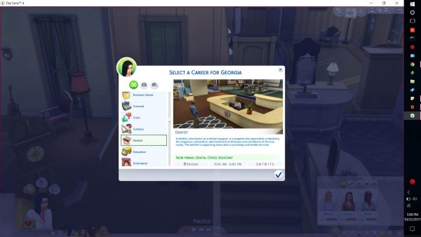  Mod The Sims: Dentist Career by Arriannarere