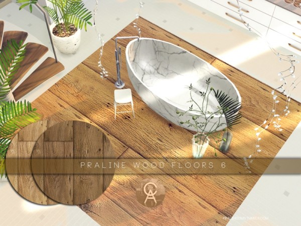  The Sims Resource: Praline Wood Floors 6 by Pralinesims