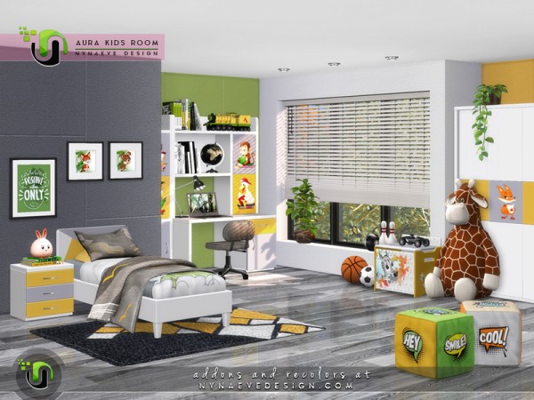  The Sims Resource: Aura Kidsroom by NynaeveDesign