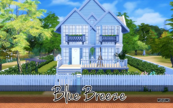  MSQ Sims: Blue Breeze house