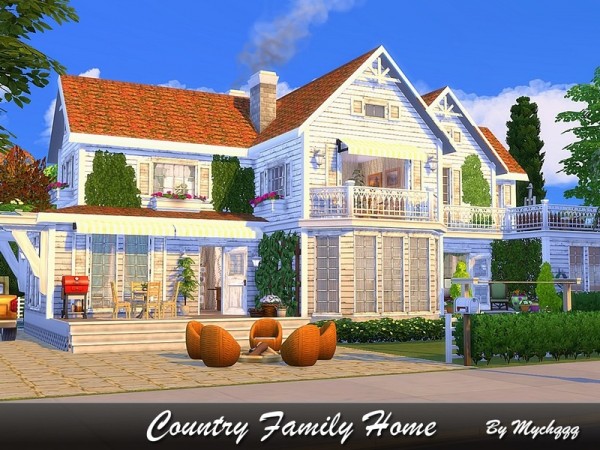  The Sims Resource: Country Family Home by MychQQQ