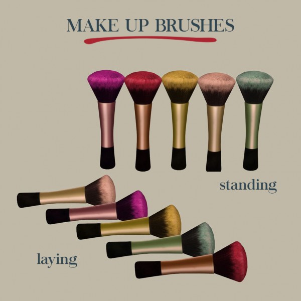  Leo 4 Sims: Makeup Brushes 2