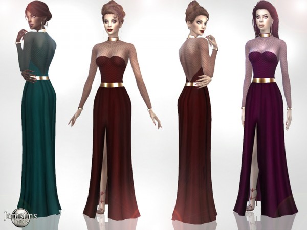  The Sims Resource: Xaness dress by jomsims