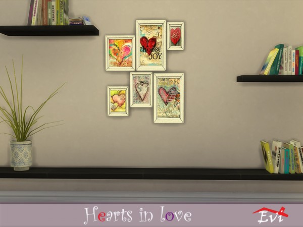  The Sims Resource: Hearts in Love by evi