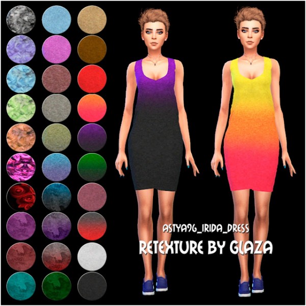  All by Glaza: Irida dress recolored