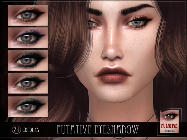  The Sims Resource: Putative Eyeshadow by RemusSirion