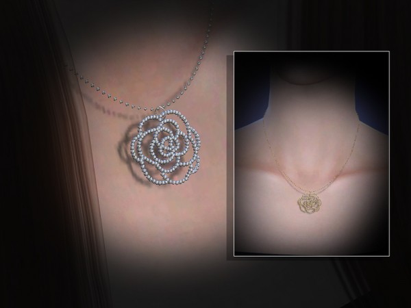  The Sims Resource: Necklace F 201802 by S Club
