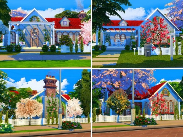  The Sims Resource: Cute Brick Cottage by MychQQQ