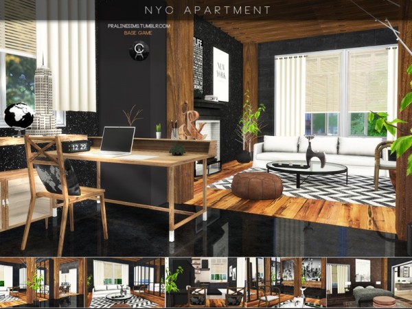  The Sims Resource: NYC Apartment by Pralinesims