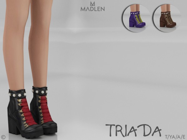  The Sims Resource: Madlen Triada Shoes by MJ95
