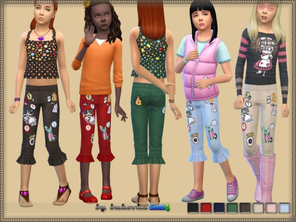  The Sims Resource: Breeches Frill by bukovka
