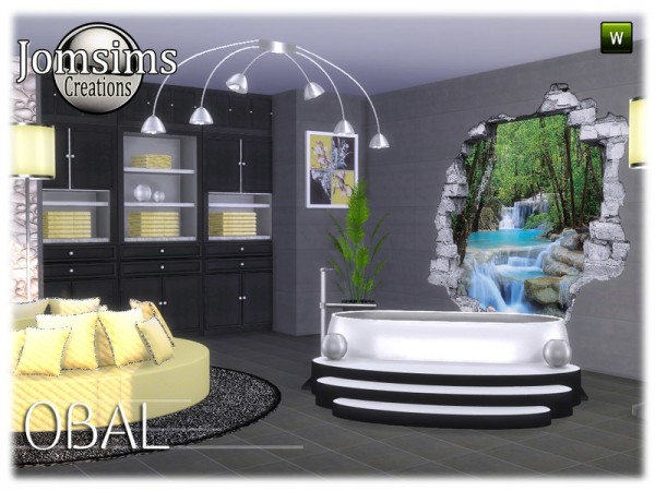  The Sims Resource: Obal bathroom part 2 by jomsims