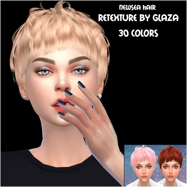 All by Glaza: Newsea`s  Hair retextured