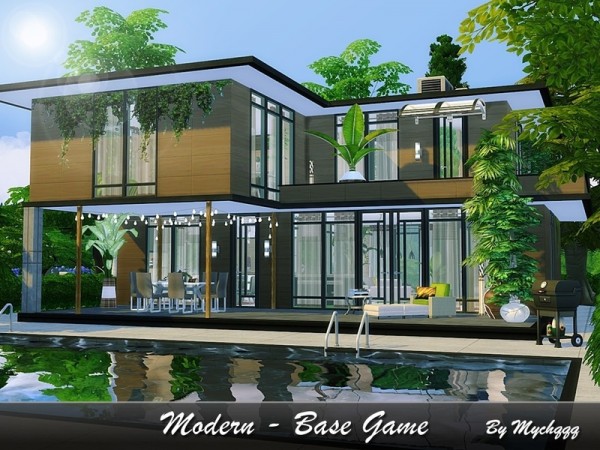  The Sims Resource: Modern home by MychQQQ