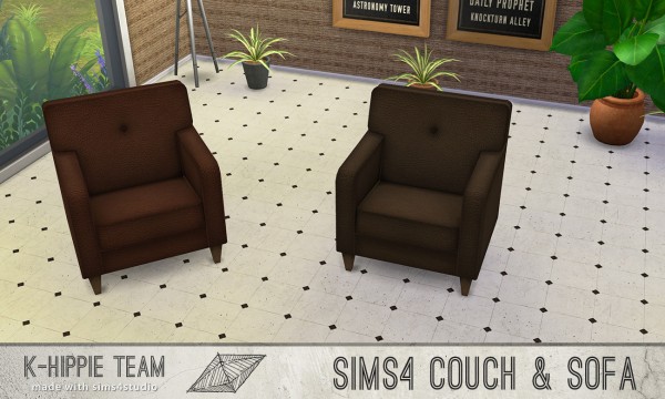  Simsworkshop: 15 Avanti Leather Armchairs 1 by k hippie