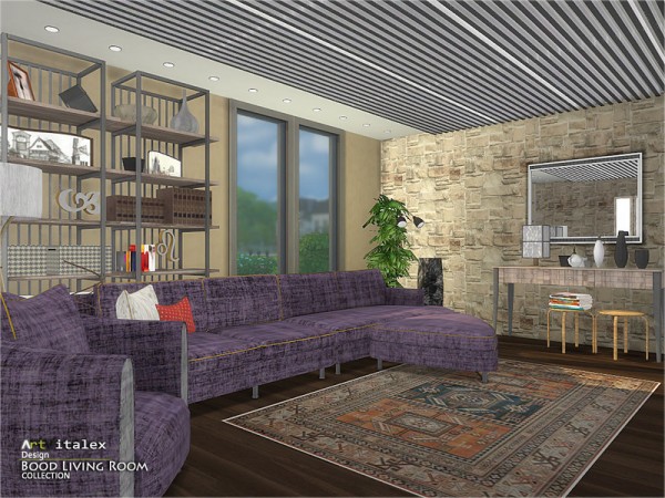 The Sims Resource: Bood Livingroom by ArtVitalex