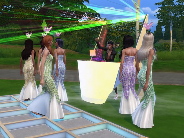  Mod The Sims: Mermaid dress by Simalicious