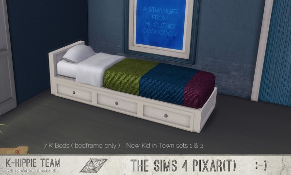  Simsworkshop: 7 K Bedframes only New Kid in Town set 1 by k hippie