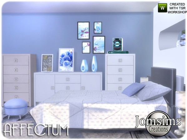  The Sims Resource: Affectum Bedroom by jomsims