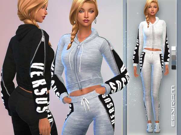  The Sims Resource: Hoodie with hidden Logo by EsyraM