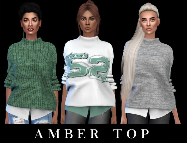  Leo 4 Sims: Amber top fixed