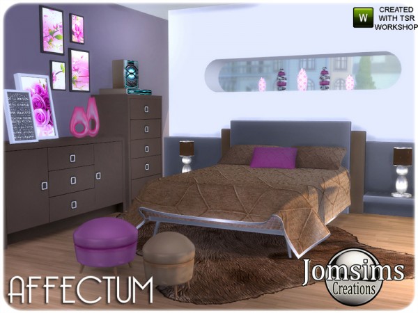  The Sims Resource: Affectum Bedroom by jomsims