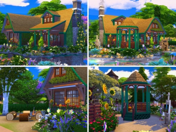  The Sims Resource: River Cabin by MychQQQ