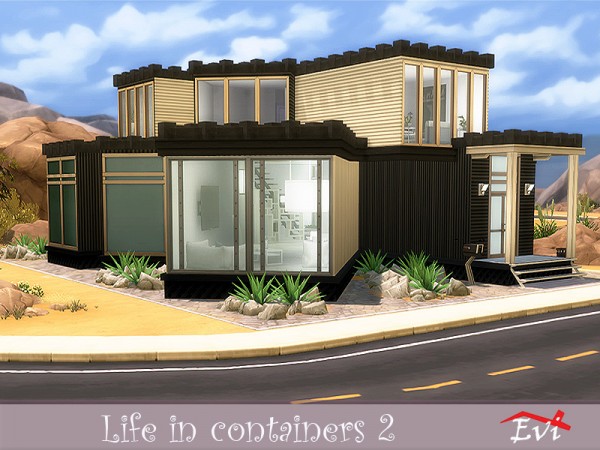  The Sims Resource: Life in Containers 2 house by evi
