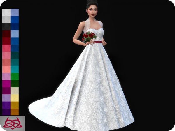  The Sims Resource: Wedding Dress 11 by Colores Urbanos